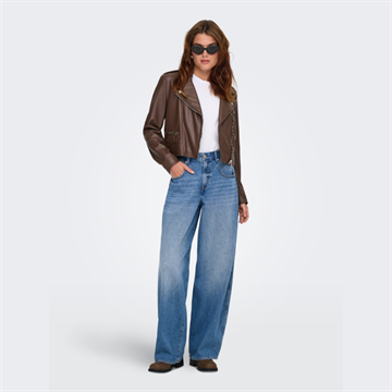 ONLY TAYLOR HW BARREL JEANS MEDIUM BLUE - 15367620